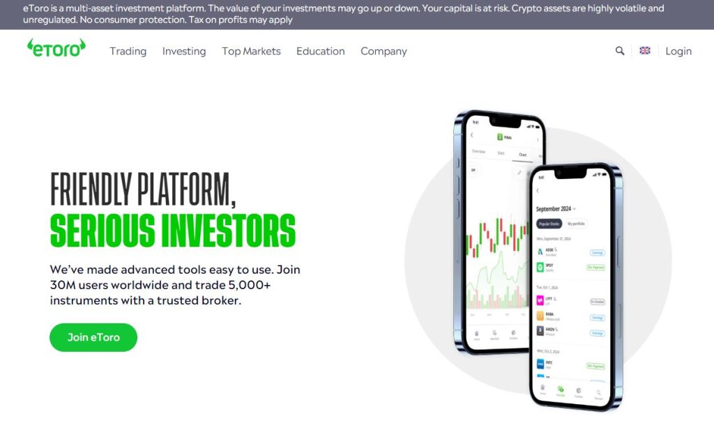 Best Crypto Exchanges In Spain - eToro