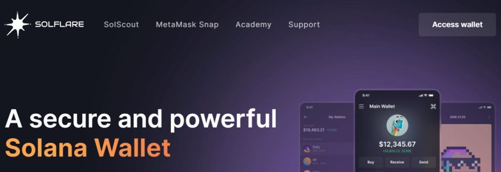 best solana wallets - solflare