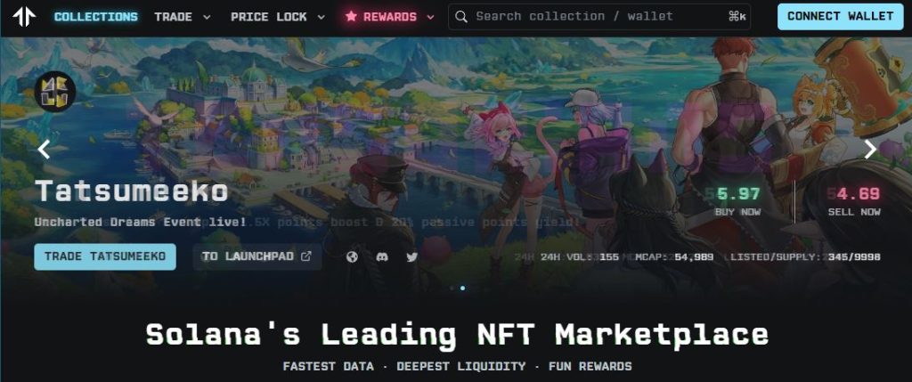 how to farm tensor points - tensor landing page