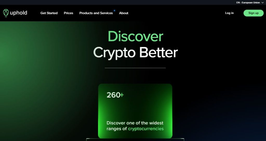 Best Crypto Exchanges In Spain - Uphold