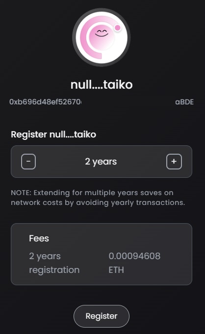 Taiko airdrop dottaiko